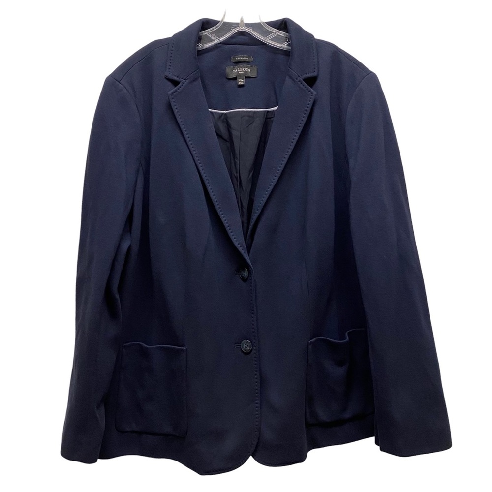 Talbots Plus Aberdeen 2-Button Fully Lined Knit B… - image 1